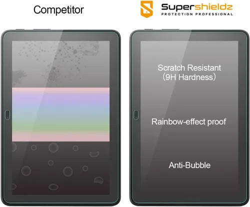 Vista 2 de Supershieldz - Protector de pantalla de vidrio templado diseñado para Fire HD 8 / HD 8 Plus / Fire HD 8 Kids / Fire HD 8 Kids Pro Tablet de 8