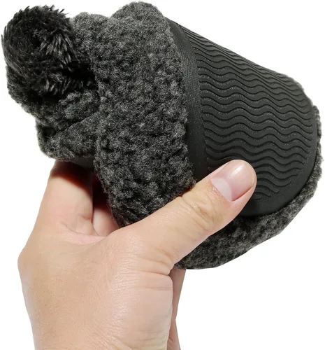 Vista 6 de NewDenBer Pantuflas acogedoras de espuma viscoelástica para mujer, suaves y mullidas, con forro polar, para interiores