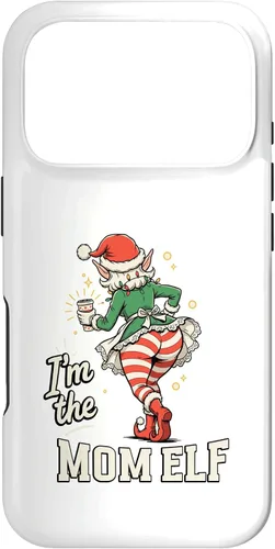 Vista 30 de I'm The Mom Elf Funny Matching Family Christmas Group Case for iPhone 16