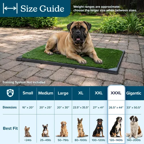 Vista 7 de PETMAKER Almohadillas para orinar de césped artificial para perros, paquete Almohadillas de césped artificial de repuesto para uso en interiores