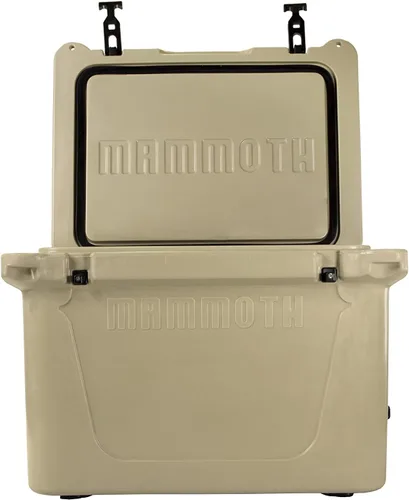 Vista 2 de Mammoth Ranger 25 - Hielera rígida aislada con capacidad de 25 cuartos de galón, capacidad para 30 latas, ideal para barco, campamento, bronceado