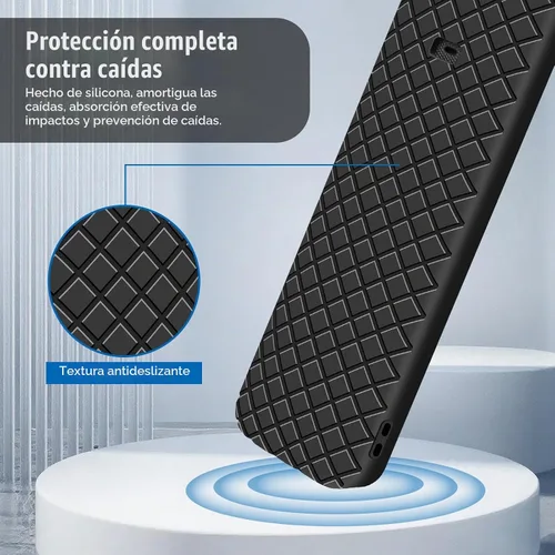 Vista 4 de Funda de silicona para LG MR25GA MR26GA Control remoto [antideslizante] Funda protectora para MR25GN Magic Remote Compatible con LG OLED Smart TV