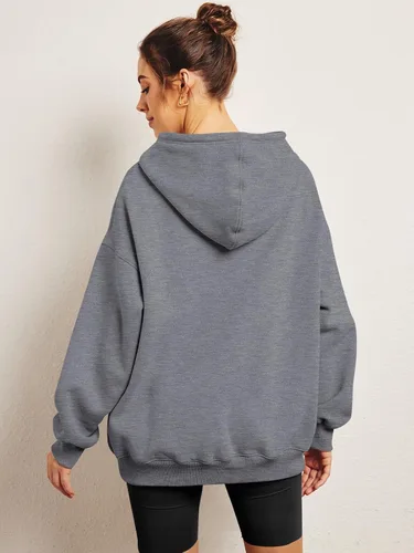 Vista 4 de AUTOMET Womens Oversized Sweatshirts Fleece Hoodies Long Sleeve Shirts Pullover Fall Clothes with Pocket