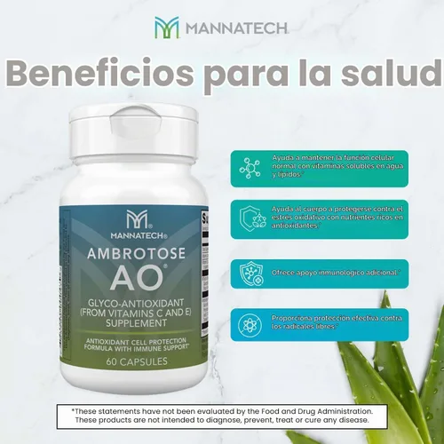 Vista 5 de Mannatech - Ambrotosa AO® - 60 Cápsulas