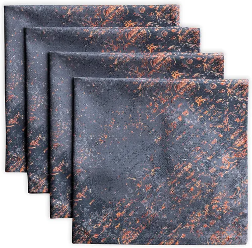 Vista 111 de Maison d' Hermine Juego de 4 servilletas de tela 100% algodón, suaves y duraderas, servilletas cuadradas reutilizables para uso diario, lavables