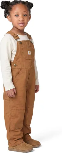 Vista 8 de Carhartt - Overol de lona lavada con forro de franela para bebé niño
