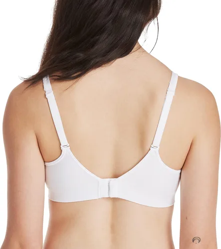 Vista 3 de Hanes Brasier convertible sin costuras sin costuras para mujer con absorción de humedad, Blanco