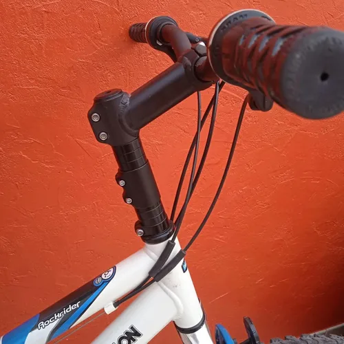 Vista 7 de TRIWONDER Extensor de Tija de Manillar para Bicicleta de MTB, BMX, Bicicletas de Montaña, Adaptador de Horquilla de Aleación de Aluminio con 01 Negro