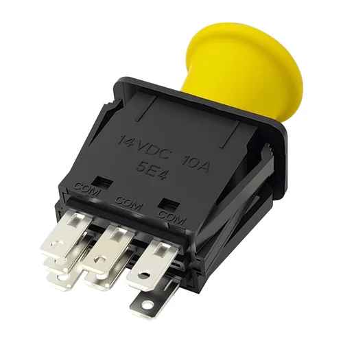 Vista 13 de 4174684 Interruptor de toma de fuerza de embrague de cortacésped, 8 terminales de 10 amperios, apto para cortacésped Dixie Chopper y compatible