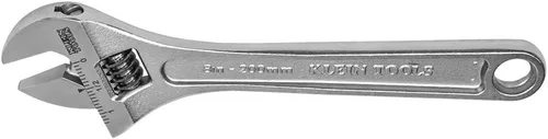 Vista 9 de Klein Tools D86932 Llave ajustable, forjada con mandíbula más delgada y acabado cromado de alto pulido, 4 pulgadas
