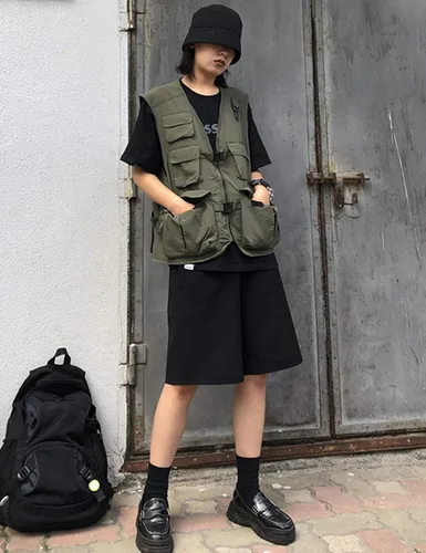 Vista 7 de Gihuo - Chaleco de viaje para mujer diseño de safari