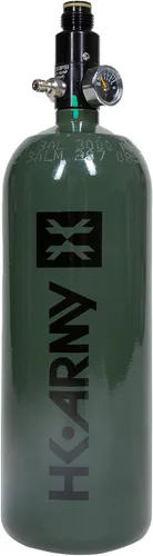Vista 18 de HK Army Tanque de aire comprimido de aluminio HPA para paintball con sistemas de aire - Regulador estándar Negro