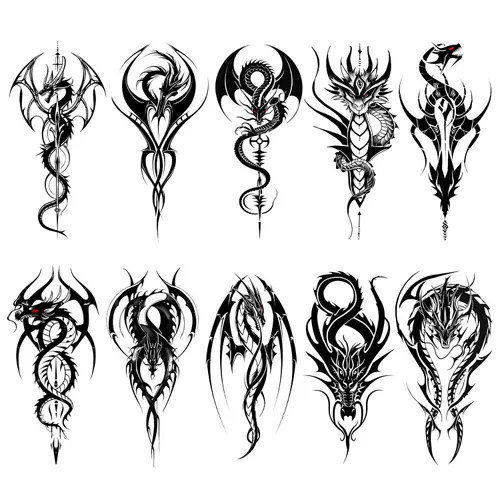 Vista 7 de Tatuajes temporales para mujeres y hombres, diseños egipcios, 10 hojas Impermeable, Ankh Eye of Horus Scarab Faraón, de larga duración, Fiesta