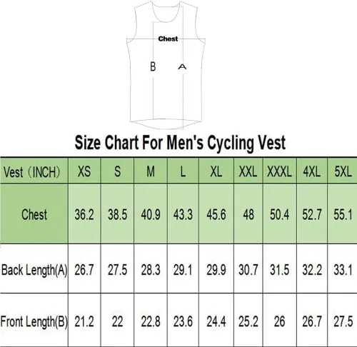 Vista 3 de XUNQI Chaleco de ciclismo sin mangas para hombre
