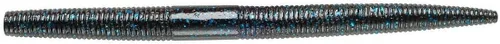 Vista 57 de Yum - Gusano de plástico blando Yum Dinger de 5 pulgadas, escamas azules y negras, 30 unidades Bicho Bama