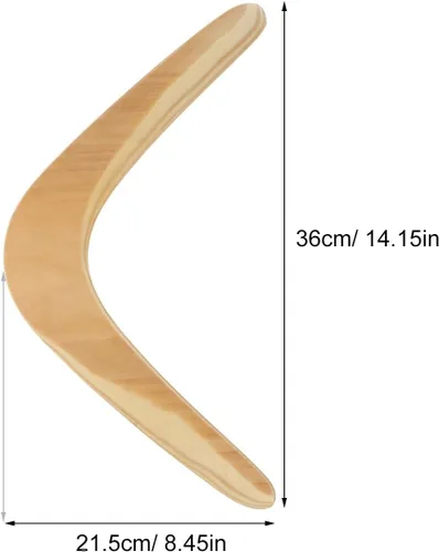 Vista 4 de Gatuida Boomerang para niños y adultos: lanzar boomerangs en forma de V, hecho a mano, artesanía, juguete de madera, captura rápida para mujeres