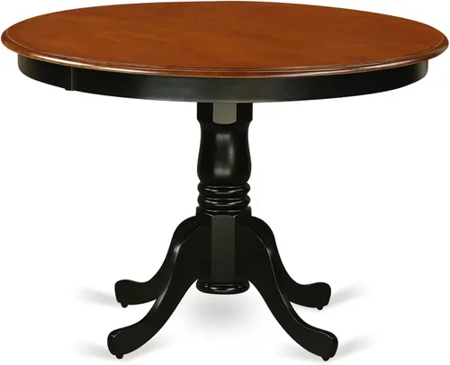 Vista 3 de East West Furniture HLAN3-BCH-C - Juego de mesa de comedor, 3 piezas