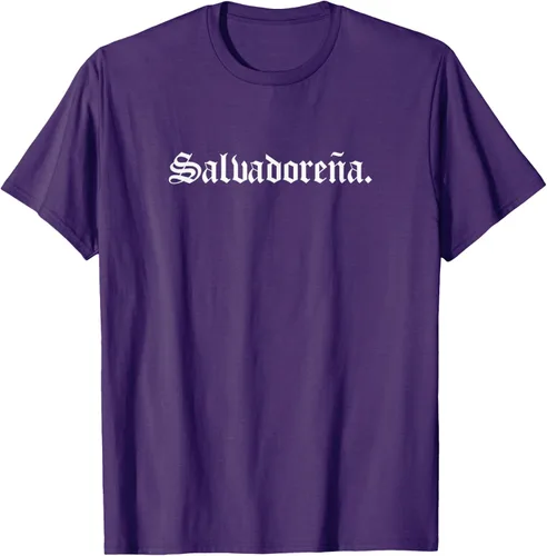 Vista 85 de Camiseta Salvadoreña Mujer, Negro