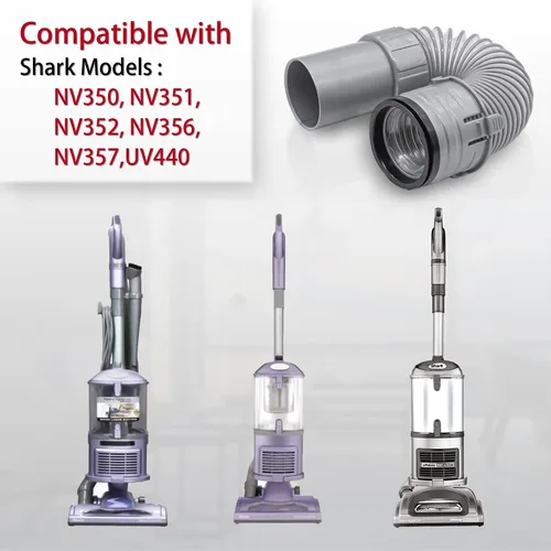 Vista 4 de Reemplazo de manguera de boquilla de piso para aspiradora compatible con aspiradora Shark Navigator Lift-Away NV350 NV351 NV352 NV356 NV356E NV357
