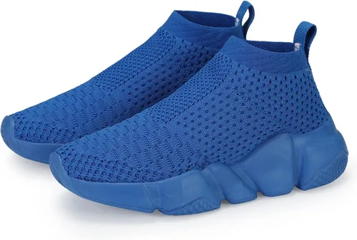 Vista 4 de Casbeam - Tenis para niños y niñas, transpirables, ligeros, casuales, zapatos deportivos para correr, caminar