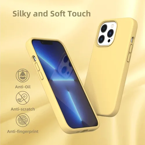 Vista 217 de Funda de silicona líquida compatible con iPhone 12 Pro Max 6.7 pulgadas, funda de gel de protección completa con forro de microfibra, funda
