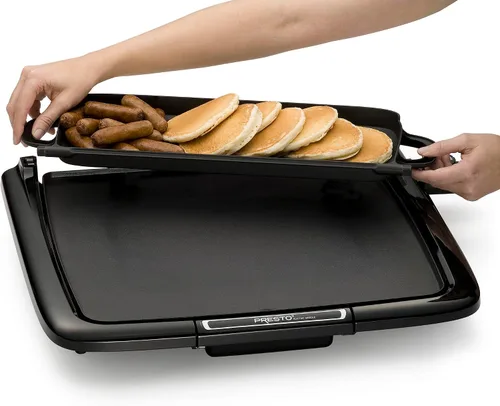 Vista 5 de Presto 07023 XL Cool-Touch Plancha eléctrica y calentador Plus