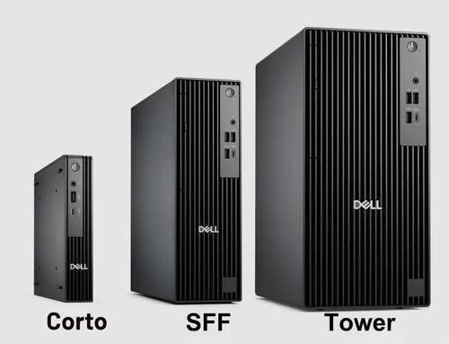 Vista 2 de Dell Pro Slim (Next Gen OptiPlex 7000 SFF), Intel 14-Core i5‑14500 (> i7-13700T), 32 GB DDR5 RAM, 1 TB SSD, QCS1250 Business Desktop, DisplayPort