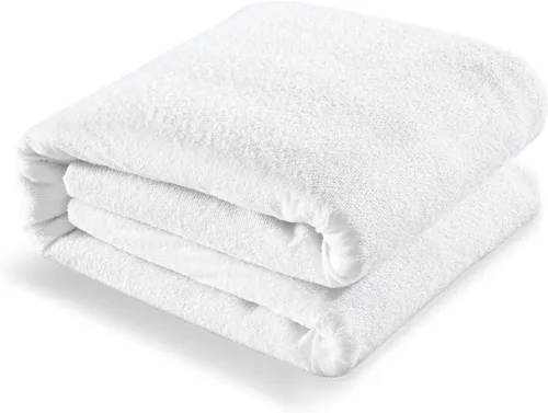 Vista 6 de Cleva Home Protector de colchón 100% impermeable, bolsillos profundos que se adaptan a hasta 18 pulgadas, funda de rizo suave y transpirable sin