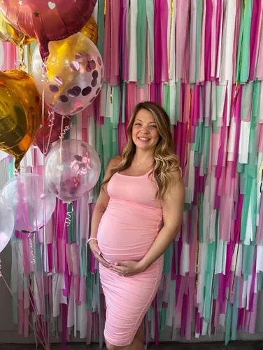 Vista 6 de BEAGIMEG vestido de fiesta sexy y entallado para mujer, sin mangas, fruncido, básico y largo hasta la rodilla