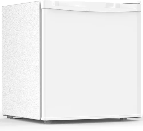 Vista 8 de Electactic - Mini refrigerador de 1.6 pies cúbicos, refrigerador compacto de una sola puerta reversible, termostato ajustable, ultra silencioso Negro
