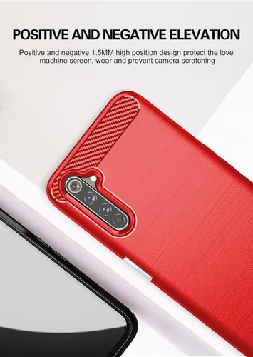 Vista 7 de Asuwish Funda de teléfono para Oppo Realme 6 Pro con protector de pantalla de vidrio templado y accesorios para celda, suave y delgada, goma