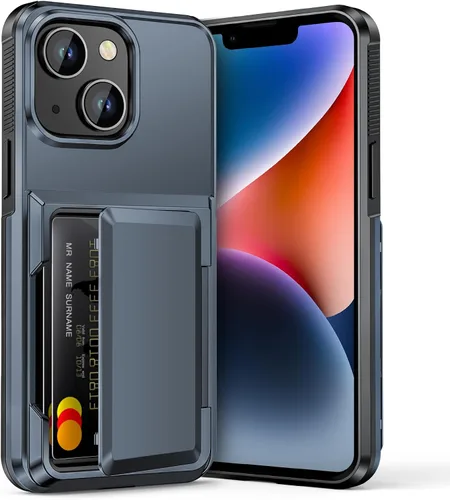 Vista 10 de Vofolen Funda tipo cartera para iPhone 11 con tarjetero