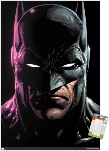 Vista 10 de Trends International DC Comics Batman - Póster de pared de retrato de 22.4 pulgadas de largo x 14.7 pulgadas, versión enmarcada en madera de granero