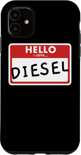 Vista 6 de iPhone 12 mini Hello I Love Diesel Diesel Diesel Roll Carbón Power 4X4 Camiones caso