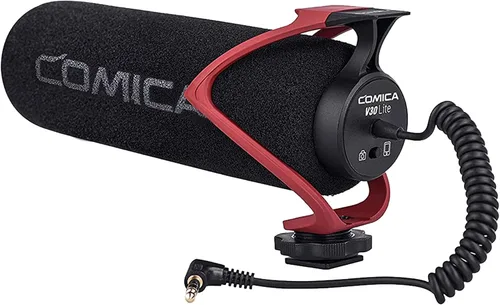 Vista 8 de COMICA CVM-V30 LITE Micrófono de video, micrófono de cámara de condensador supercardioide de escopeta para cámaras Canon Nikon Sony Panasonic DSLR