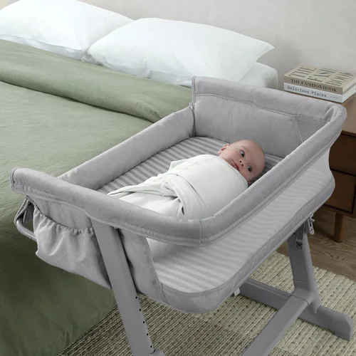 Vista 5 de Delta Children - babyGap Whisper Moisés de noche, color gris