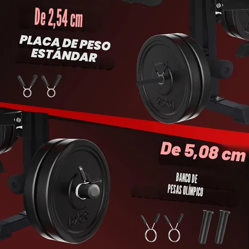 Vista 6 de MAIDOMA Foldable 1500LBS Capacity 8 IN 1 Weight Bench Set with Leg Extension/Squat Rack/Preacher Curl, Adjustable Bench Press for Home Gym Full Body
