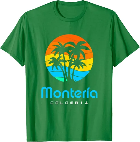 Vista 4 de Camiseta Montería Colombia, Negro