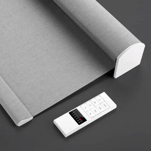 Vista 11 de ZSTARR Persianas enrollables motorizadas con control remoto, persiana opaca inteligente, control de aplicación Tuya, compatible con Alexa Google a