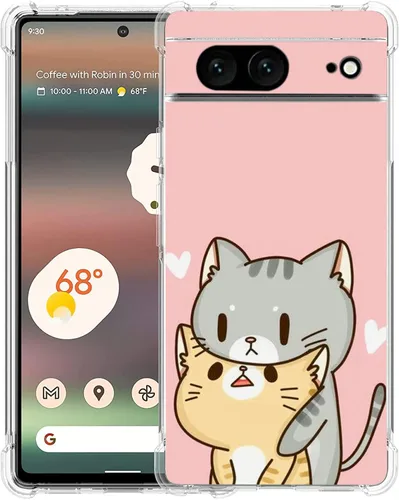 Vista 7 de Pixel 7 - Funda protectora de poliuretano termoplástico resistente a los arañazos y a prueba de golpes con diseño de mandala de pavo real colorido