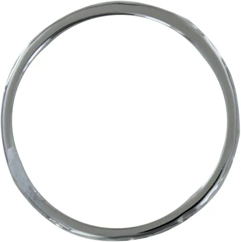 Vista 2 de LES POULETTES JEWELS - Anillo de Plata Rodiada Martillada Fine Alliance