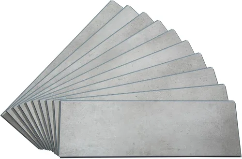 Vista 34 de Palisade Azulejos de vinilo entrelazados impermeables para pared/salpicadero para cocina o baño en mármol español (muestra de 4.5x11 pulgadas)