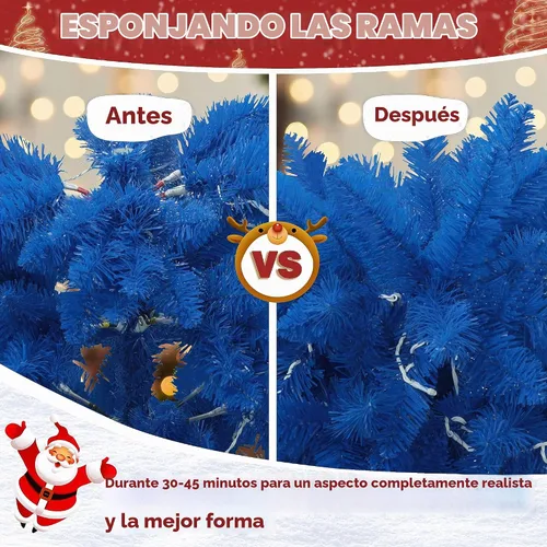 Vista 3 de MUPATER Árbol de Navidad artificial de 6 pies en forma de lápiz, con soporte de metal, luces blancas cálidas, árbol de Navidad delgado preiluminado