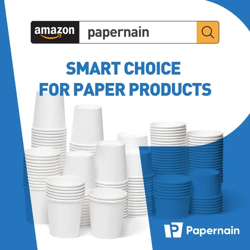 Vista 6 de Vasos desechables de papel caliente [6 onzas, 200 unidades, blanco]