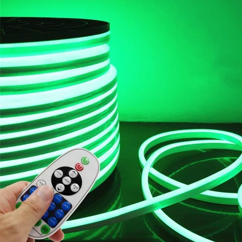 Vista 17 de Tira de luces LED de neón (110 – 120 V, 60 ledes/m, resistente al agua, 5050 SMD, con control remoto)
