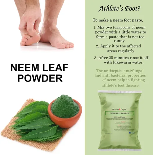 Vista 6 de Polvo de hoja de neem de 2 libras / 32 onzas, sin conservantes, 100% puro y natural, vegano, sin OMG y sin gluten, ideal para mejorar la inmunidad