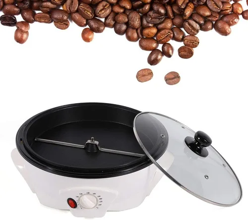 Vista 2 de Tostador de granos de café, tostadora de café 17.64 oz para uso doméstico, tostadora de 32.0-464.0 °F, tostadora de café casero de grano de maní