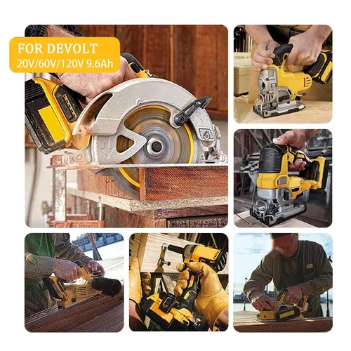 Vista 11 de DCB606 20v/60v 9.6Ah Reemplazo para batería Dewalt Flex-Volt DCB609 DCB612 DCB615, compatible con Dewalt 20V y 60V MAX herramienta eléctrica