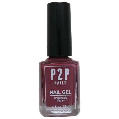 Vista 14 de P2P Nails Esmalte de uñas en gel vegano rosa – Esmalte de uñas de secado rápido – Gel de uñas de textura suave en colores vibrantes – Esmalte en gel
