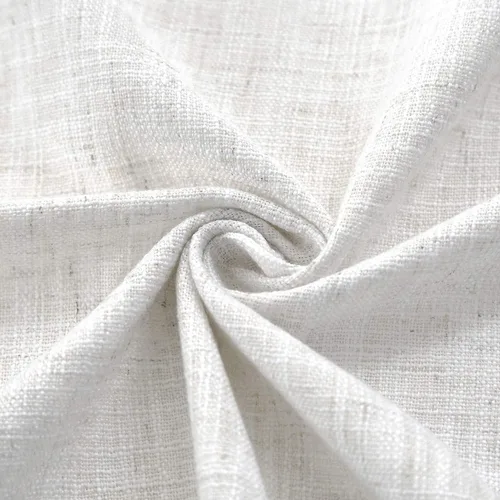Vista 3 de ChadMade Tallis Collection - Cortinas de lino de 120 pulgadas de largo, 2 paneles de 52 pulgadas de ancho x 120 pulgadas de largo, cortinas blancas